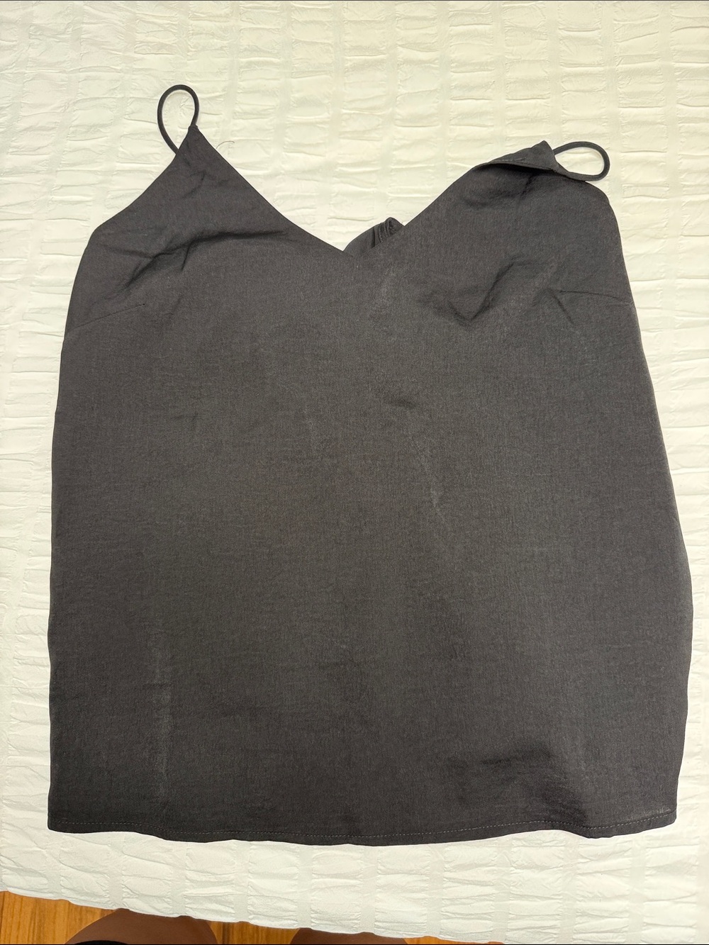 Women’s Black V-Neck Spaghetti Strap Camisole